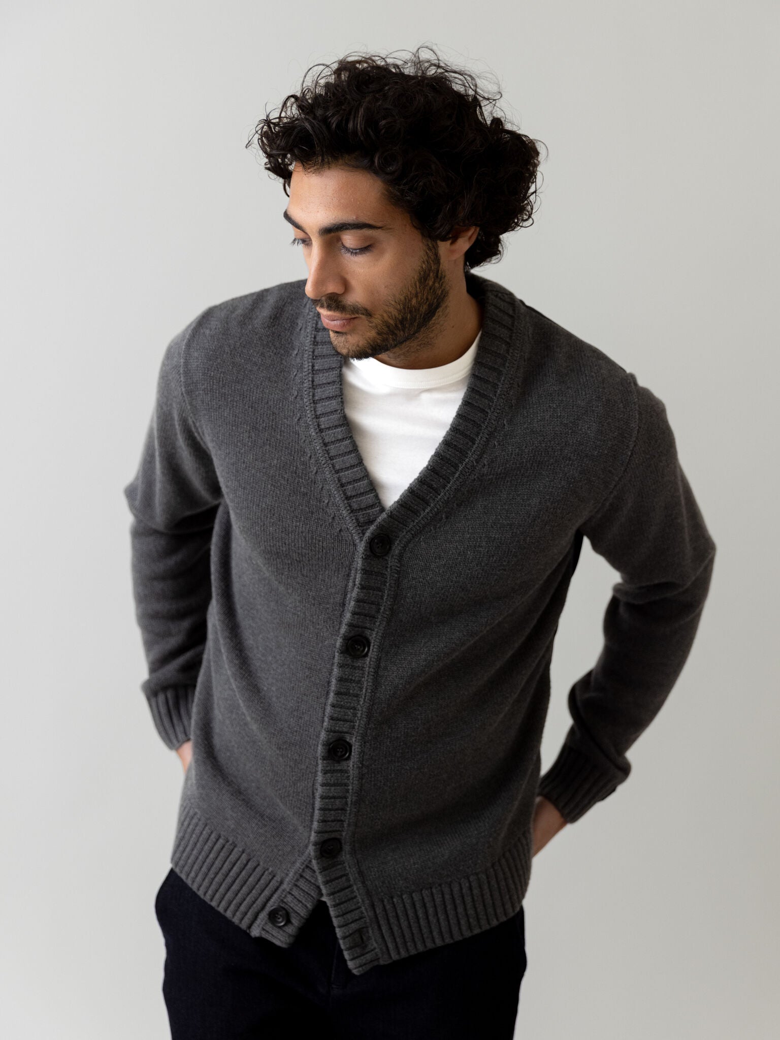 Modelshot / Grey Melange / Detail